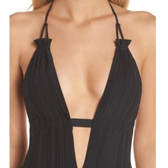 NWOT Tavik Emme Halter Ribbed One-Piece Swimsuit - Picture 7 of 9